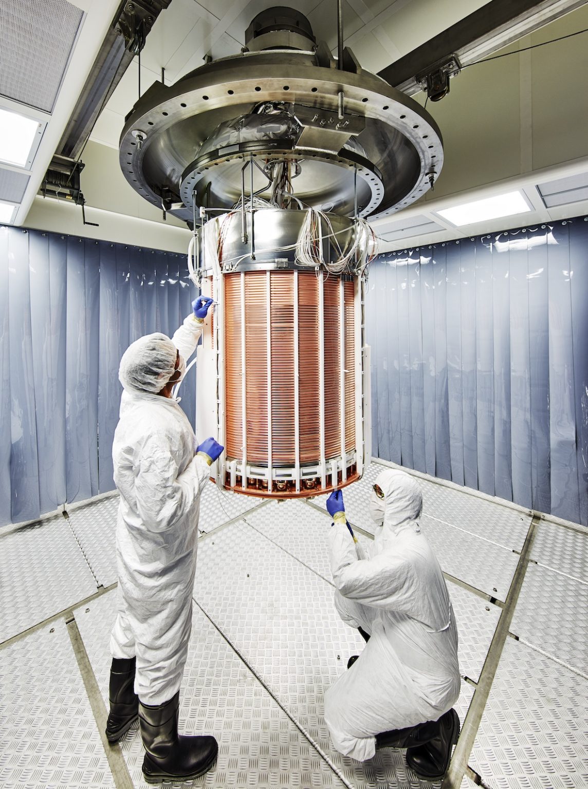The XENON experiment was designed to detect particles of dark Matter